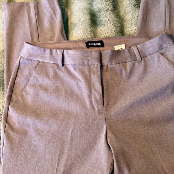 Express Editor Signature Stretch Mid Rise Trouser - Picture 2 of 3